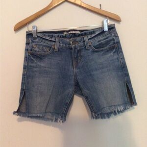 Low-rise J Brand Denim Cut-off Denim Shorts Sz 24